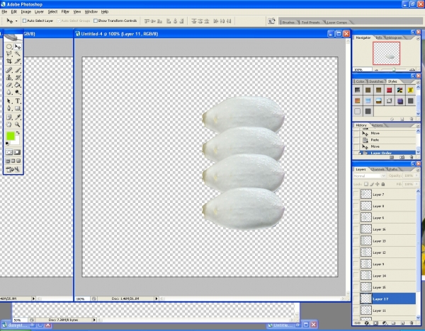 Creation of Daisy Fish: Step 2